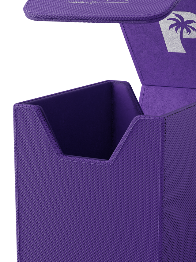 purple graded card case for Pokémon MTG and collectable cards