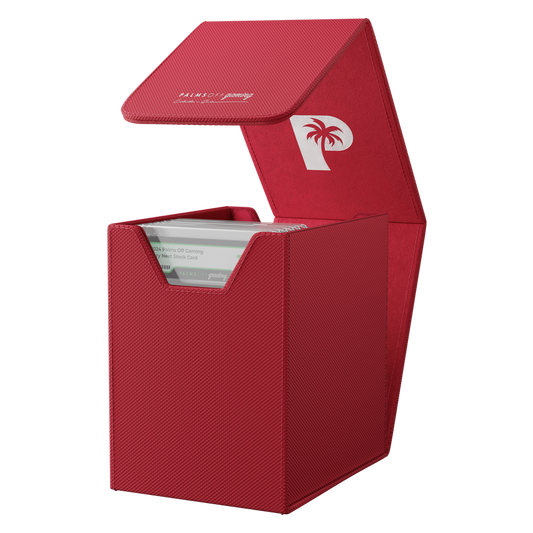 Palms Off Gaming Red small Graded Card Case