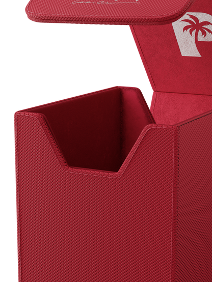 Palms Off Gaming Red small Graded Card Case