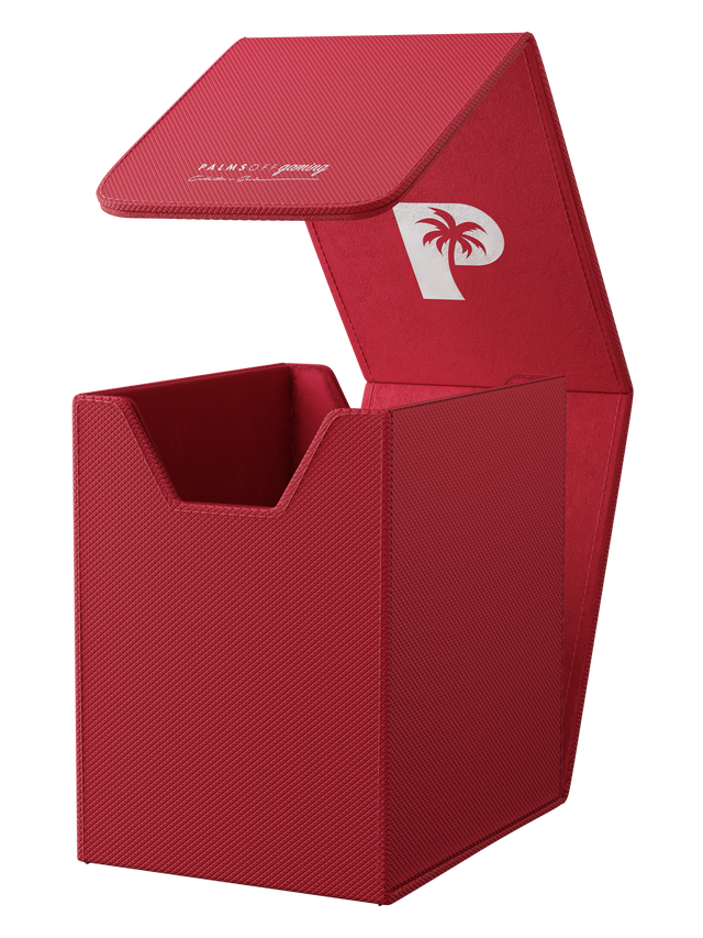 Palms Off Gaming Red small Graded Card Case