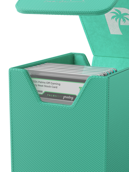 Palms Off Gaming Turquoise small Graded Card Case