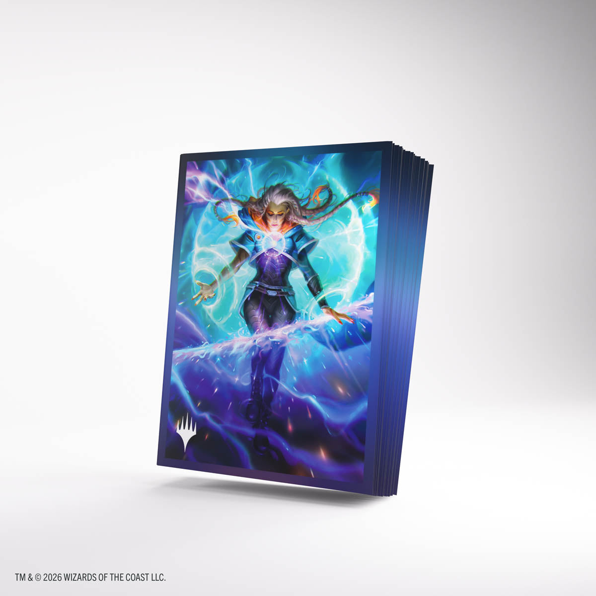 MTG Reality Fracture Premium Art Sleeves - Entrust the Spark stacked sleeve artwork