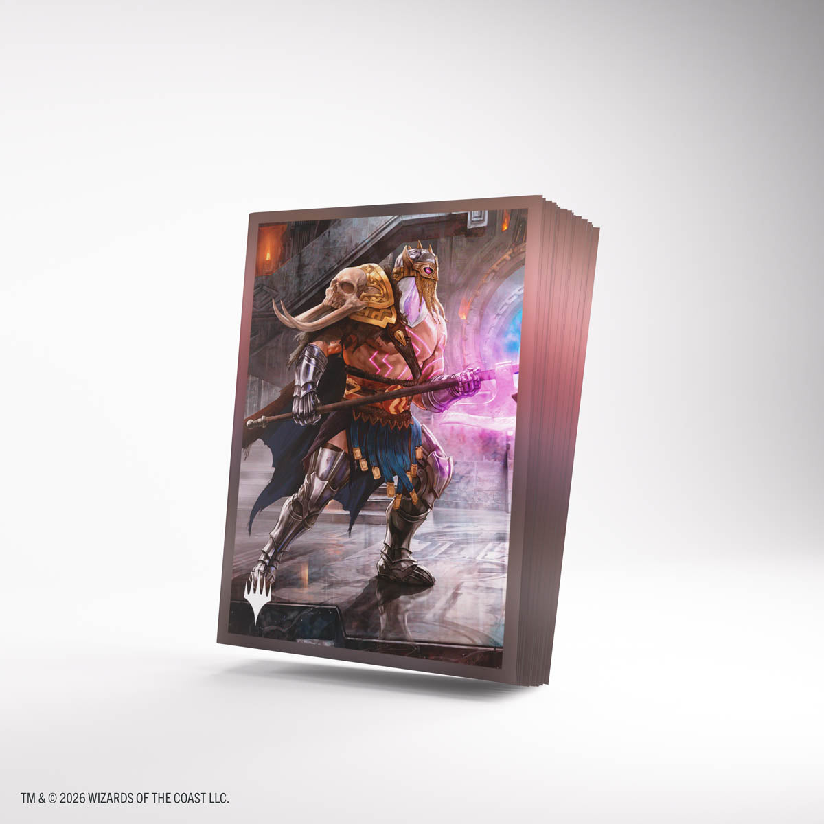 MTG Reality Fracture Premium Art Sleeves - Garruk of the Veil stacked sleeve artwork