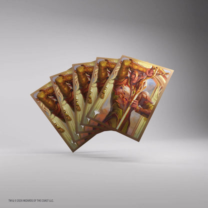 MTG Lorwyn Eclipsed Premium Art Sleeves - Morcants Loyalist fanned sleeves