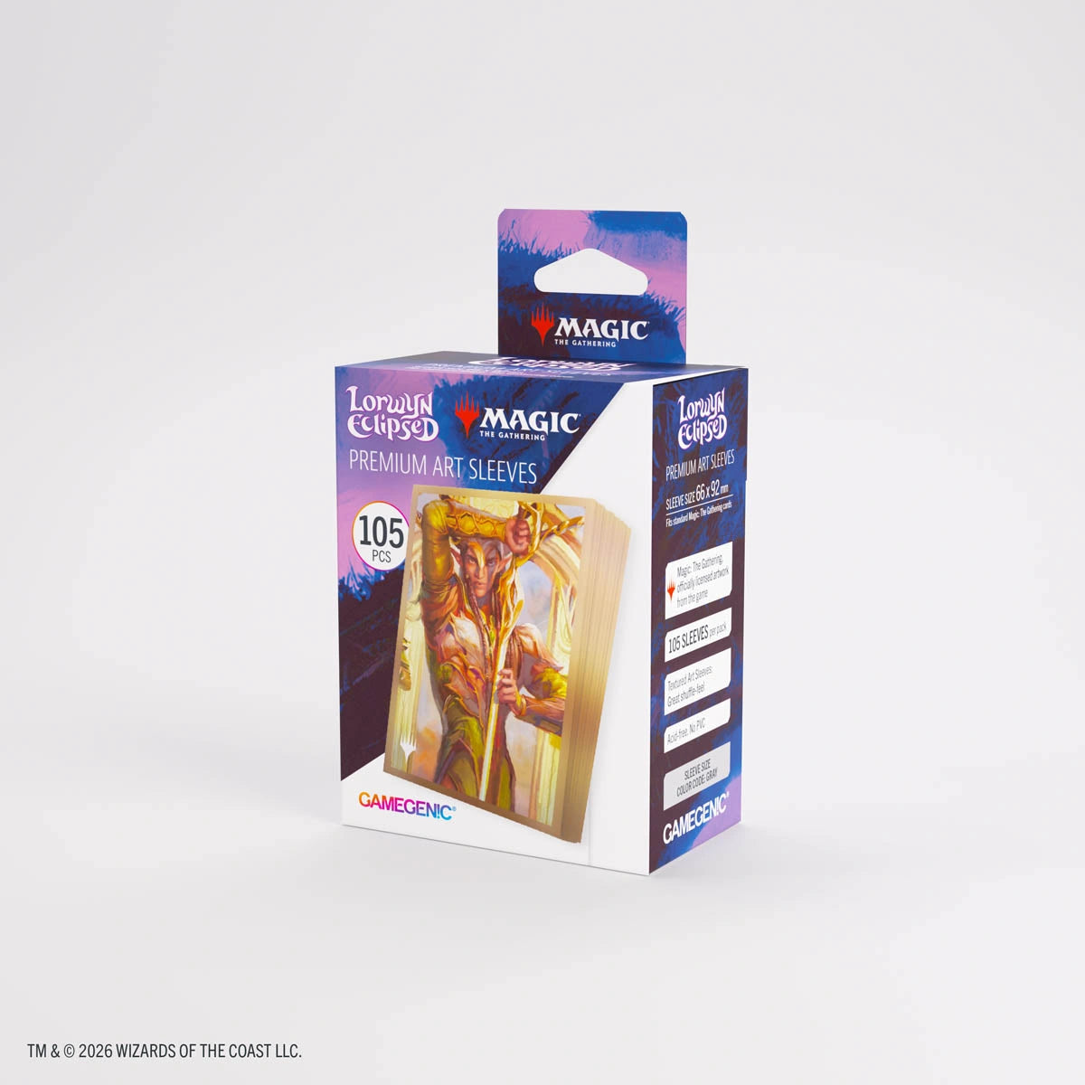 MTG Lorwyn Eclipsed Premium Art Sleeves - Morcants Loyalist packaging front