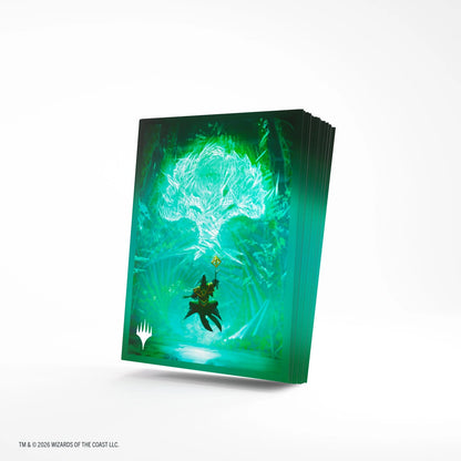 Gamegenic Magic The Gathering Secrets of Strixhaven Premium Art Sleeves - Forest (66 x 92 mm) (105 Sleeves Per Pack)