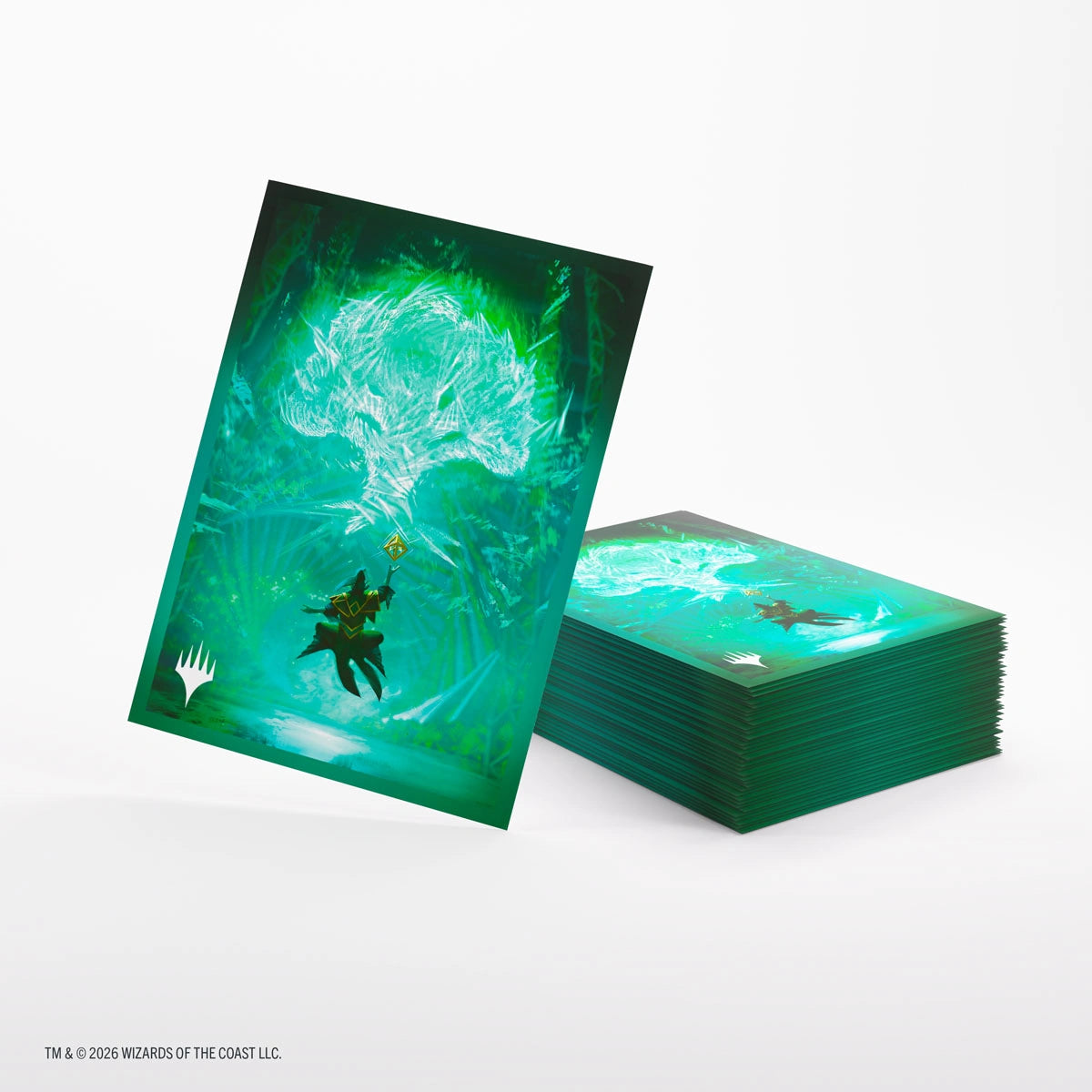 Gamegenic Magic The Gathering Secrets of Strixhaven Premium Art Sleeves - Forest (66 x 92 mm) (105 Sleeves Per Pack)