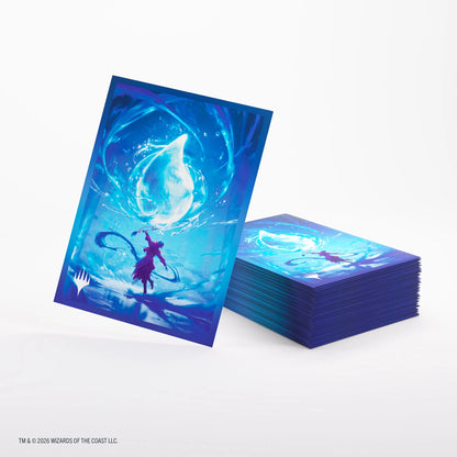 Gamegenic Magic The Gathering Secrets of Strixhaven Premium Art Sleeves - Island (66 x 92 mm) (105 Sleeves Per Pack)