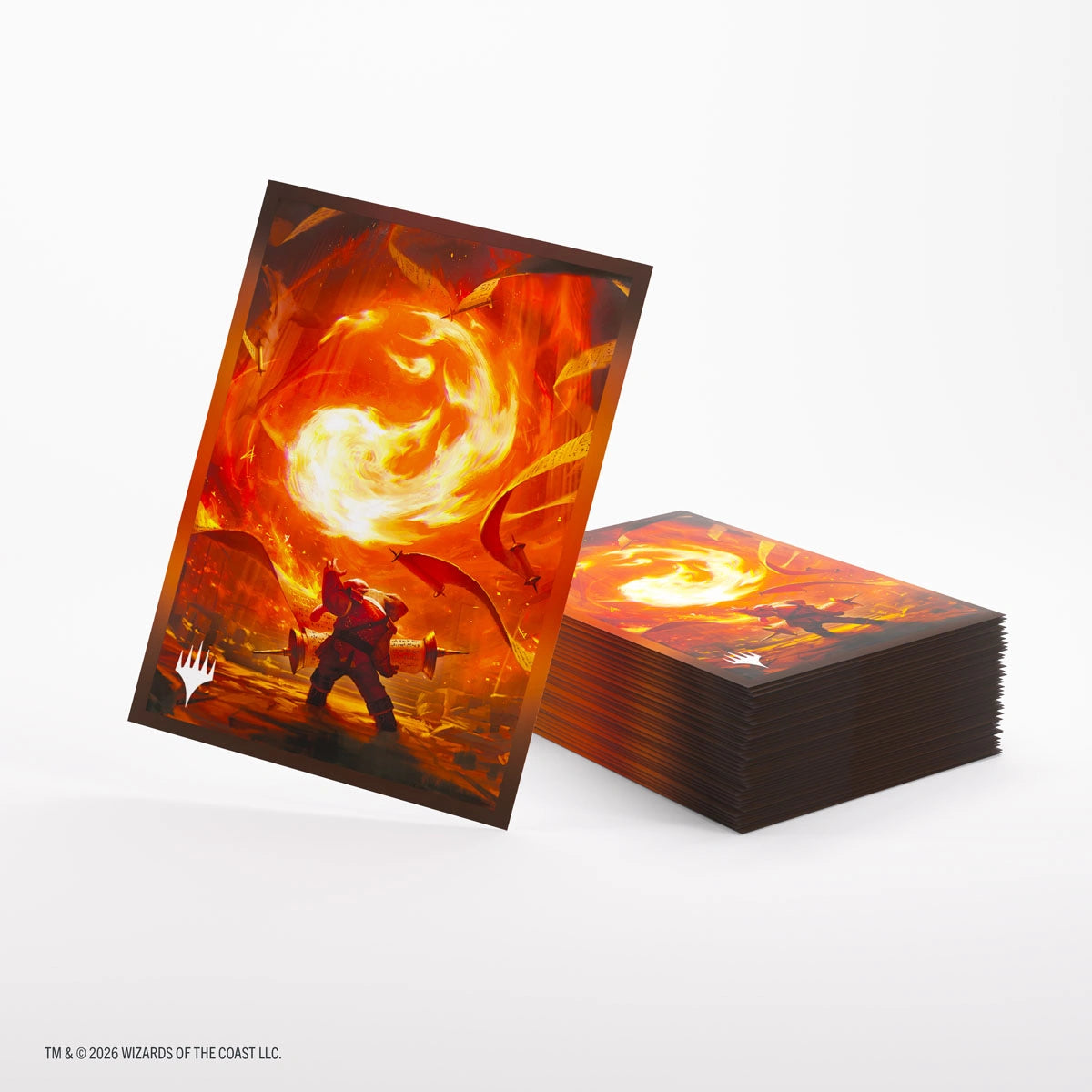 Gamegenic Magic The Gathering Secrets of Strixhaven Premium Art Sleeves - Mountain (66 x 92 mm) (105 Sleeves Per Pack)