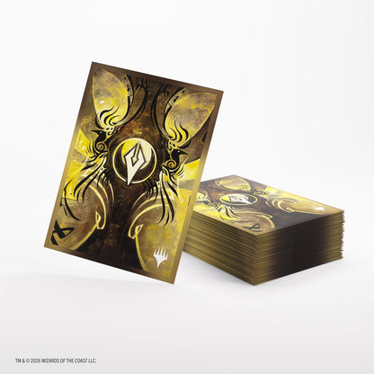 Gamegenic Magic The Gathering Secrets of Strixhaven Premium Art Sleeves - Silverquill (66 x 92 mm) (105 Sleeves Per Pack)