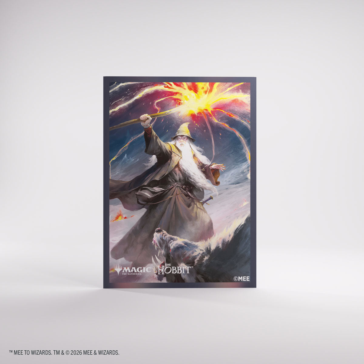 Gandalf - Shadow's Foe MTG The Hobbit Premium Art Sleeves - front sleeve artwork