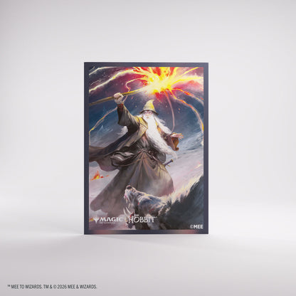 Gandalf - Shadow's Foe MTG The Hobbit Premium Art Sleeves - front sleeve artwork