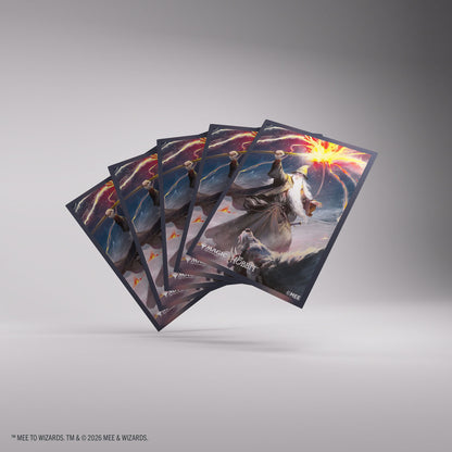 Gandalf - Shadow's Foe MTG The Hobbit Premium Art Sleeves - fanned card sleeves