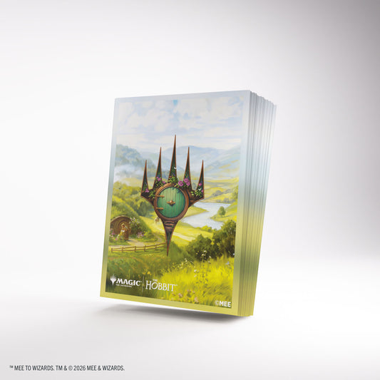 The Shire MTG The Hobbit Premium Art Sleeves - angled sleeve stack