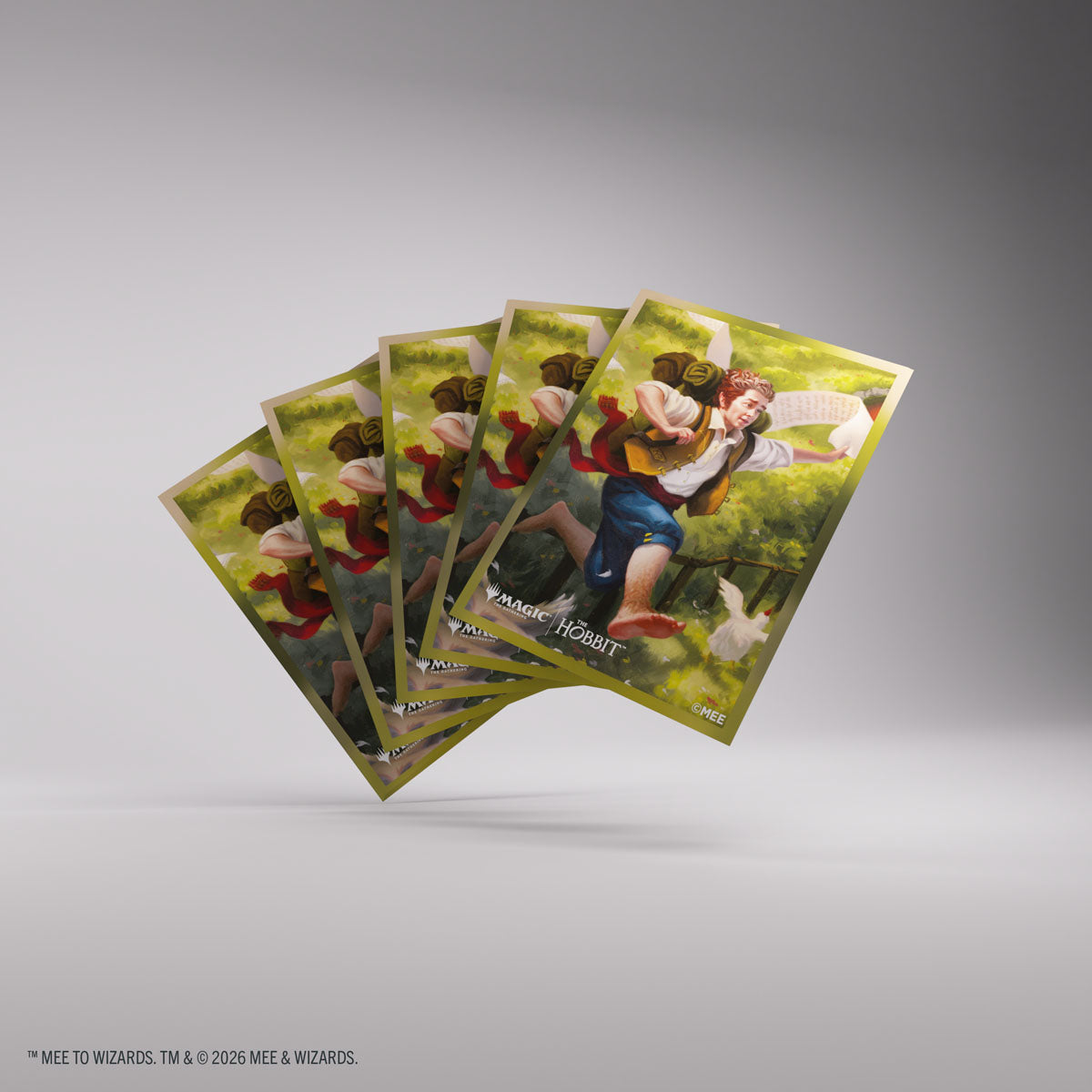 On an Adventure MTG The Hobbit Premium Art Sleeves - fanned card sleeves