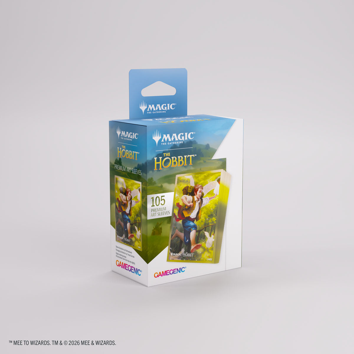 On an Adventure MTG The Hobbit Premium Art Sleeves - retail packaging front