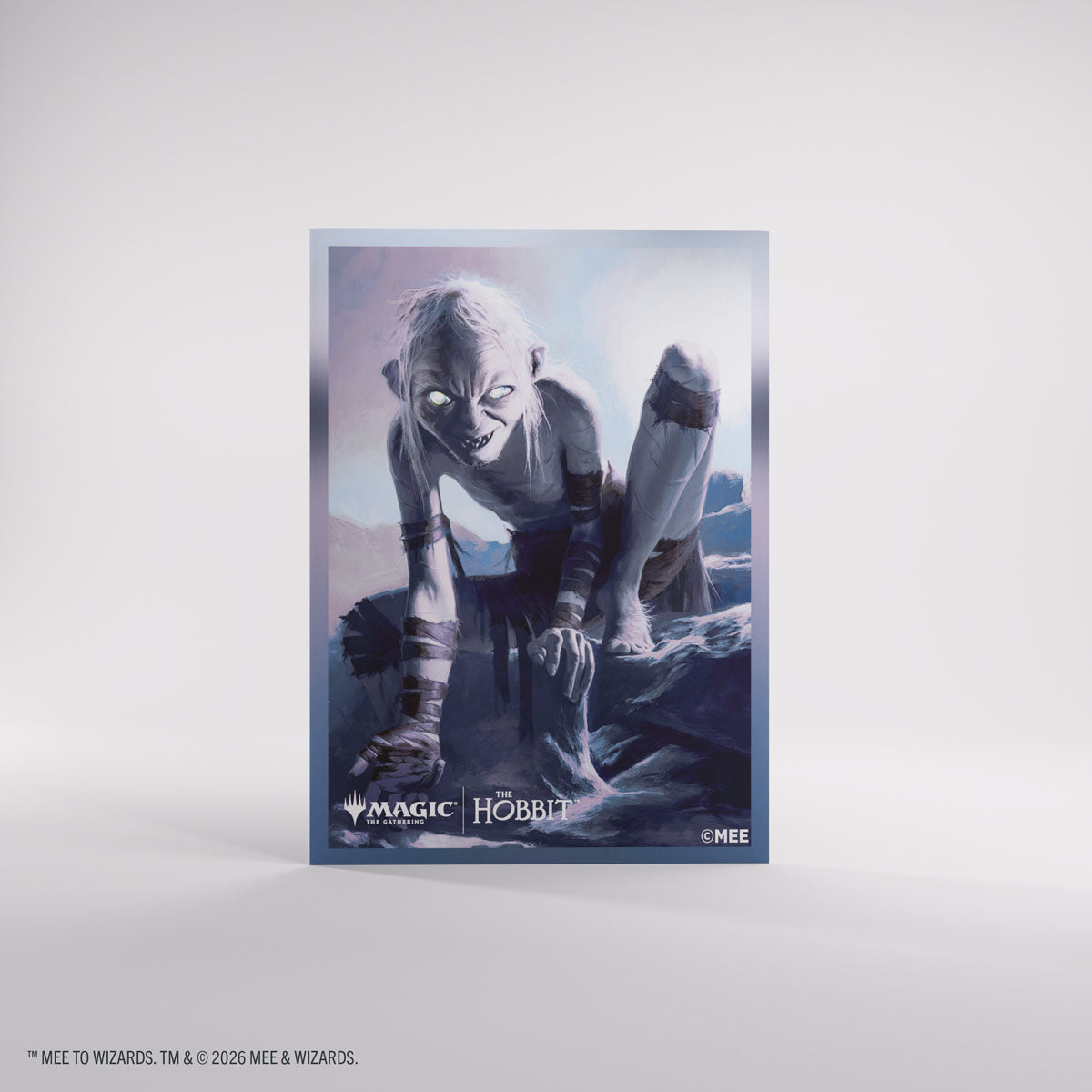 Gollum - Riddle Master MTG The Hobbit Premium Art Sleeves - front sleeve artwork