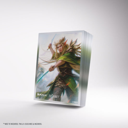 Thranduil - Sindarin Liege MTG The Hobbit Premium Art Sleeves - angled sleeve stack