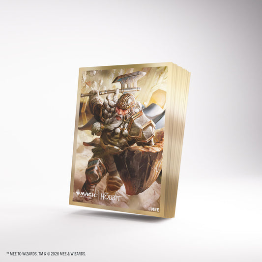 Thorin - Mountain-King MTG The Hobbit Premium Art Sleeves - angled sleeve stack