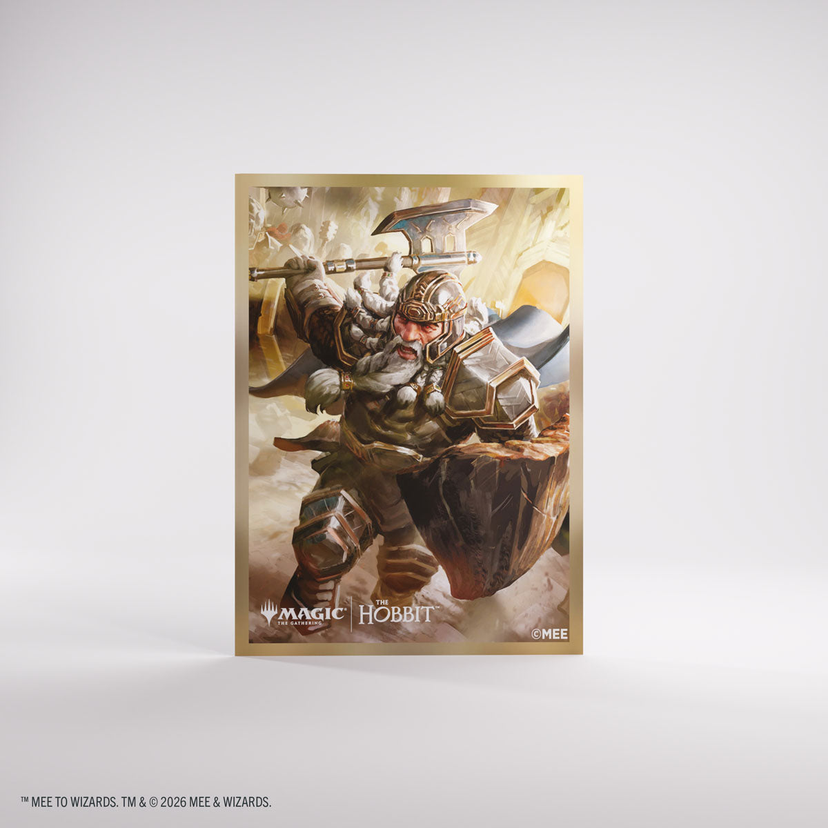 Thorin - Mountain-King MTG The Hobbit Premium Art Sleeves - front sleeve artwork
