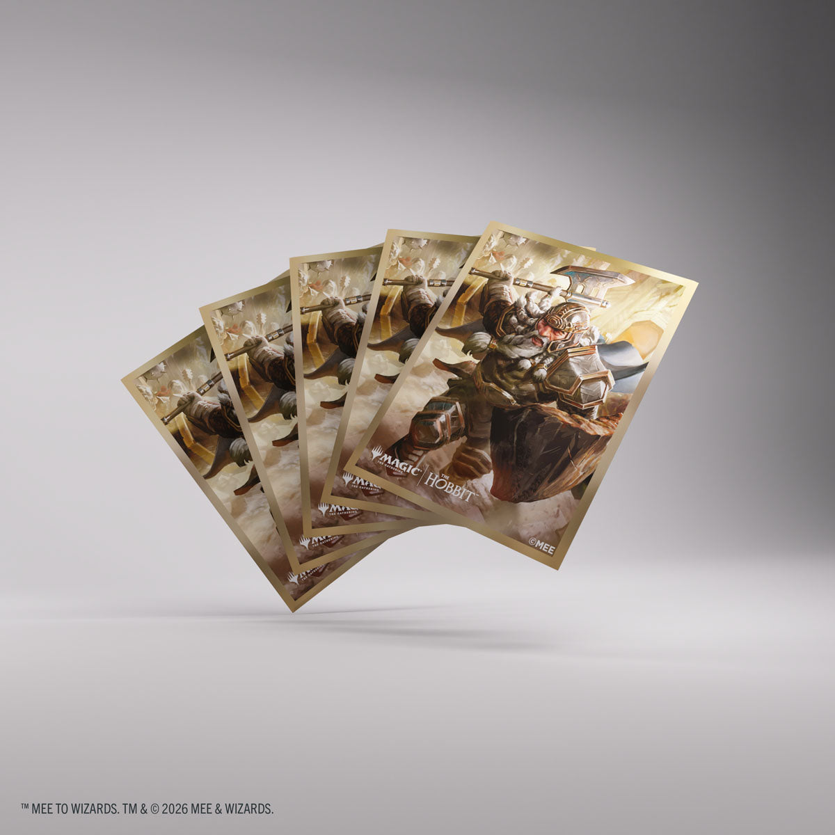 Thorin - Mountain-King MTG The Hobbit Premium Art Sleeves - fanned card sleeves