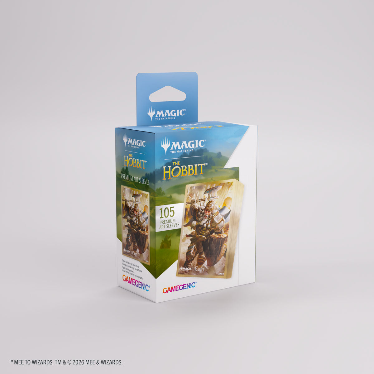 Thorin - Mountain-King MTG The Hobbit Premium Art Sleeves - retail packaging front