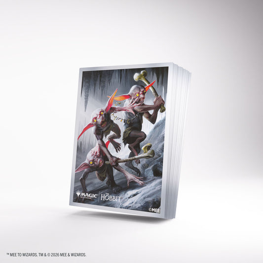 Goblin Army Token MTG The Hobbit Premium Art Sleeves - angled sleeve stack