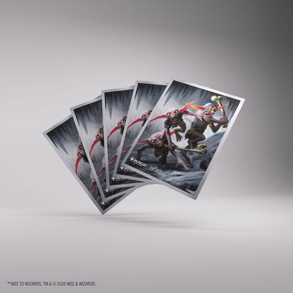 Goblin Army Token MTG The Hobbit Premium Art Sleeves - fanned card sleeves