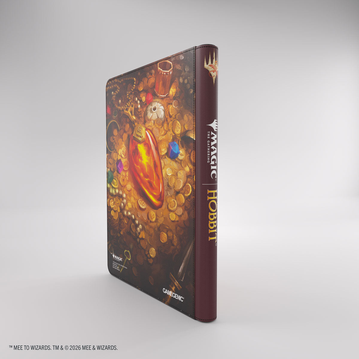 Gamegenic MTG The Hobbit Smaug's Mox Amber Zip-Up Album - spine and cover artwork
