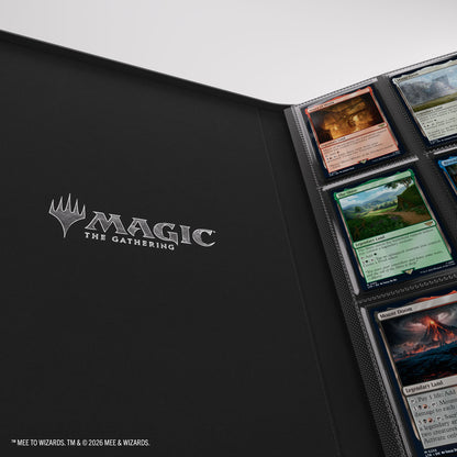 Gamegenic MTG The Hobbit Smaug's Mox Amber Zip-Up Album - interior logo and loaded pages