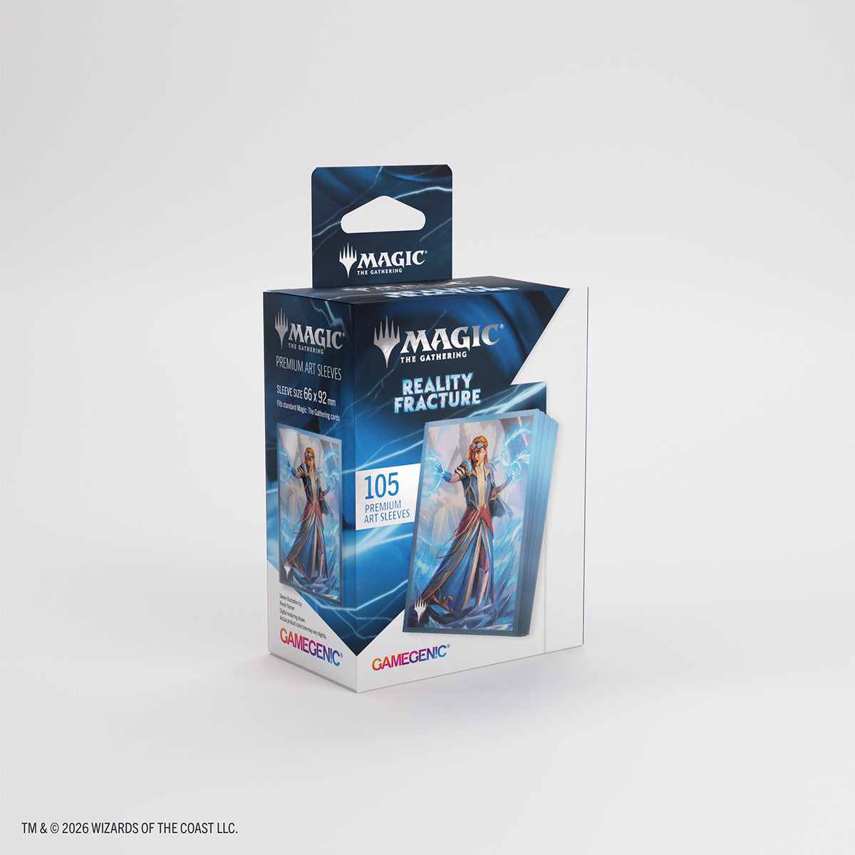 MTG Reality Fracture Premium Art Sleeves - Chandra Chill of Compliance alternative packaging view
