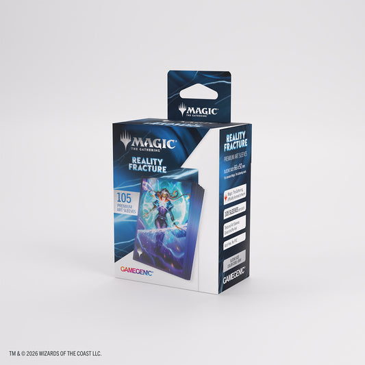 MTG Reality Fracture Premium Art Sleeves - Entrust the Spark packaging front