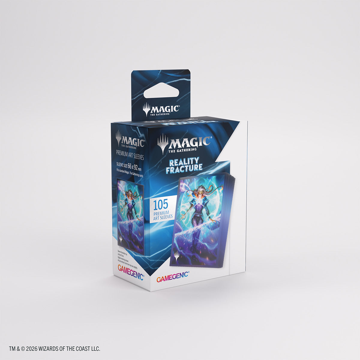 MTG Reality Fracture Premium Art Sleeves - Entrust the Spark alternative packaging view