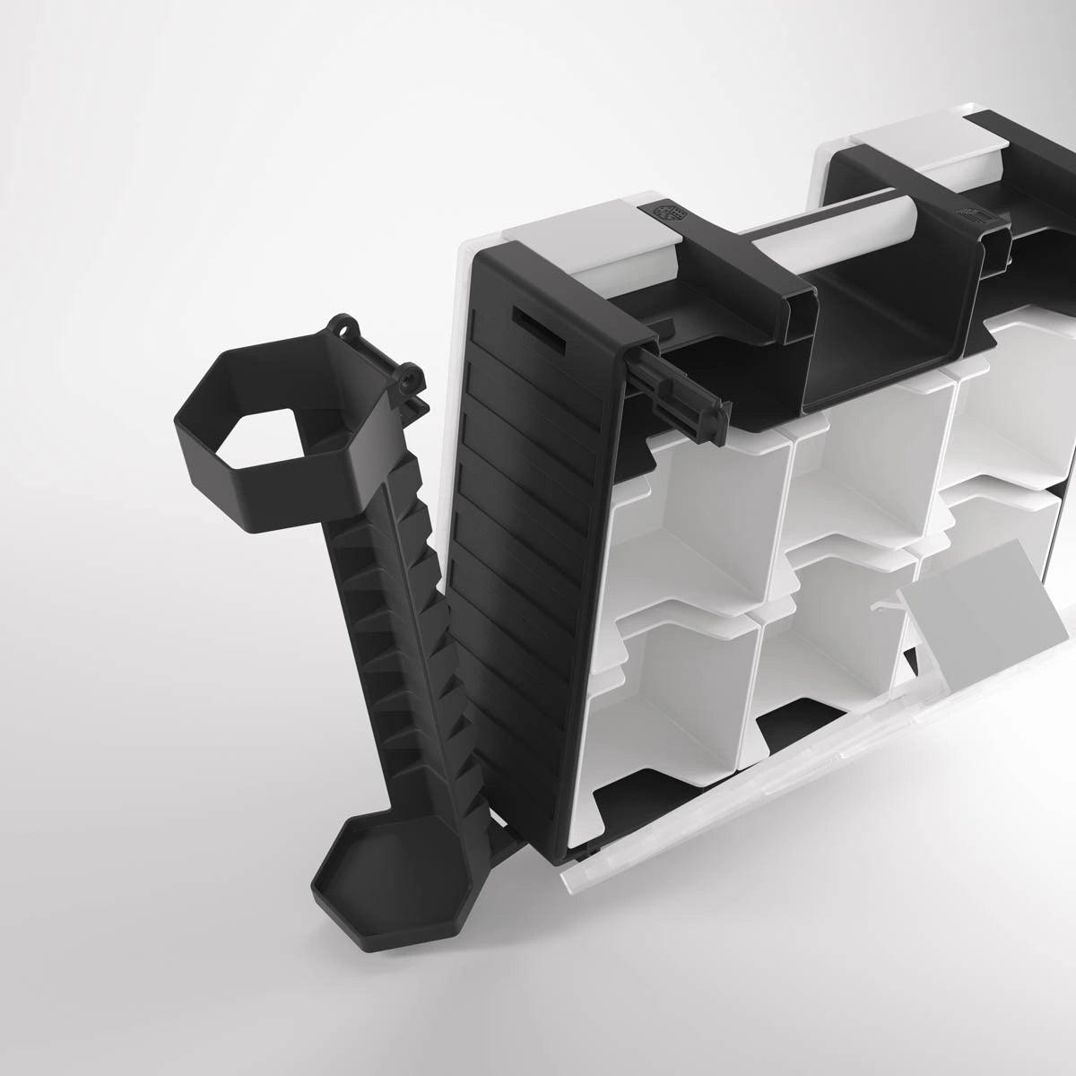 Black Tube Holder detached beside a Game Castle