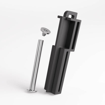 Black Tube Holder with disassembled black Playmat Tube