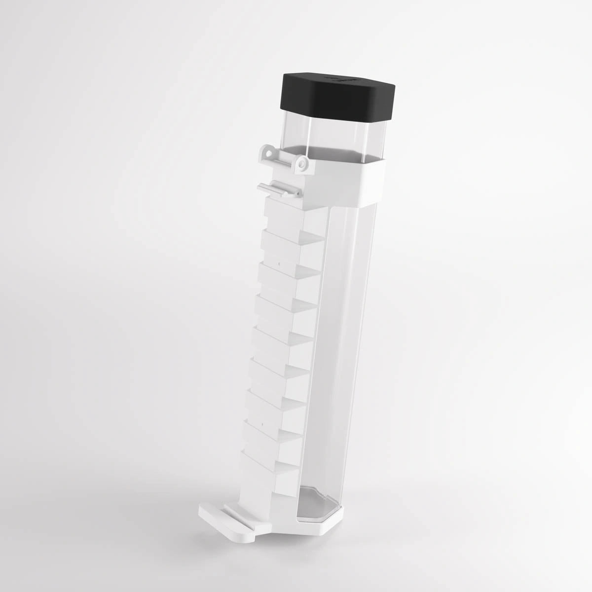 Gamegenic Game Castle White Tube Holder with included clear Playmat Tube
