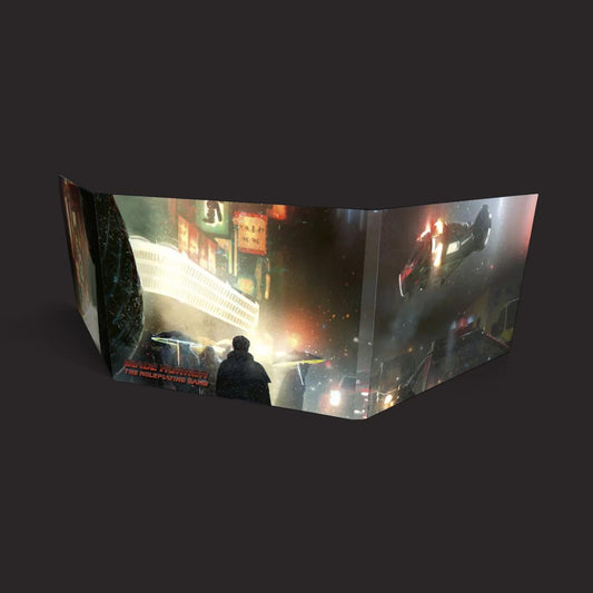 Blade Runner RPG Game Runner Screen gamemaster screen exterior panels