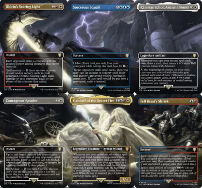 MTG Lord of the Rings Gandalf in Pelennor Fields Scene Box cards