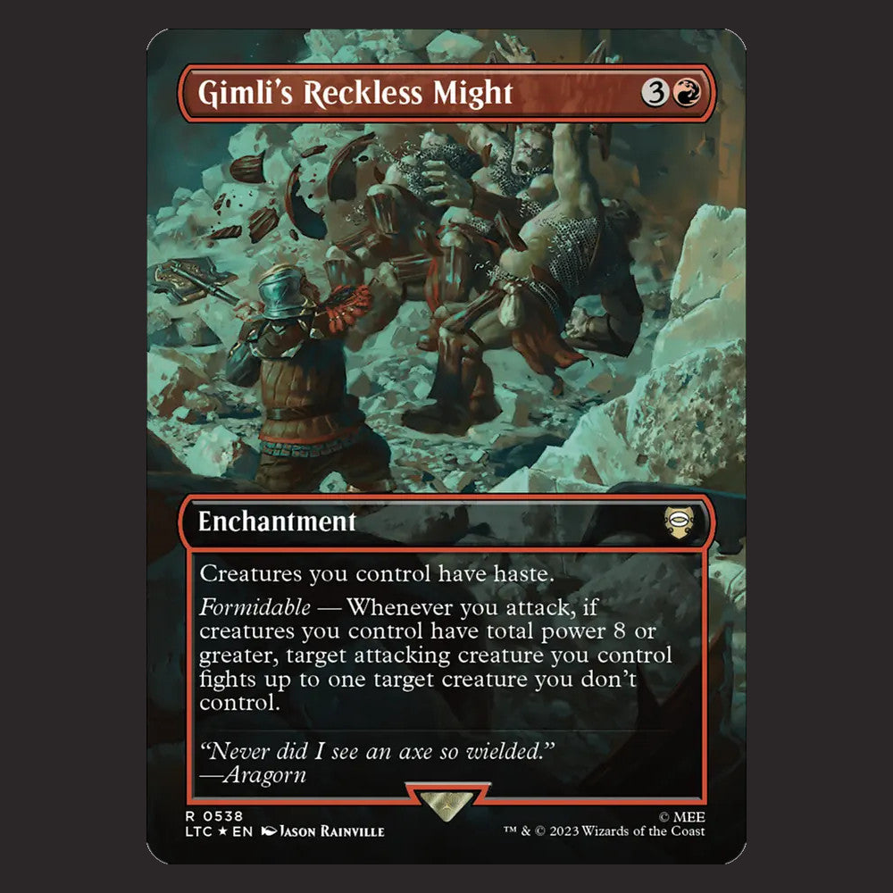 MTG  Gimlis Reckless Might [LTC 538]