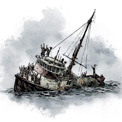 Twilight 2000 RPG, Hostile Waters interior artwork view 17