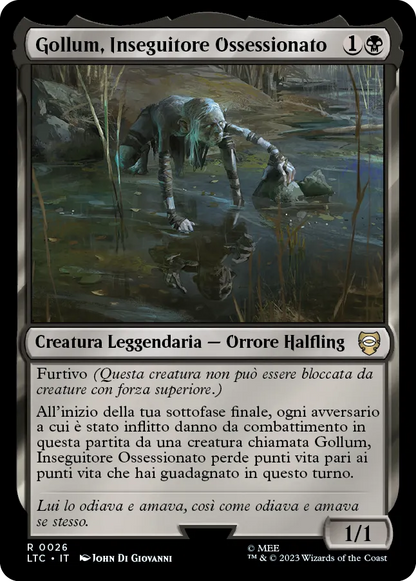 MTG Lord of the Rings Gollum Obsessed Stalker
