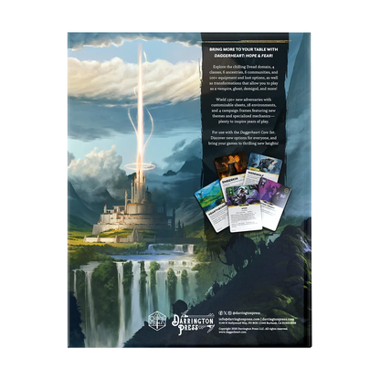 Daggerheart Hope & Fear RPG expansion back