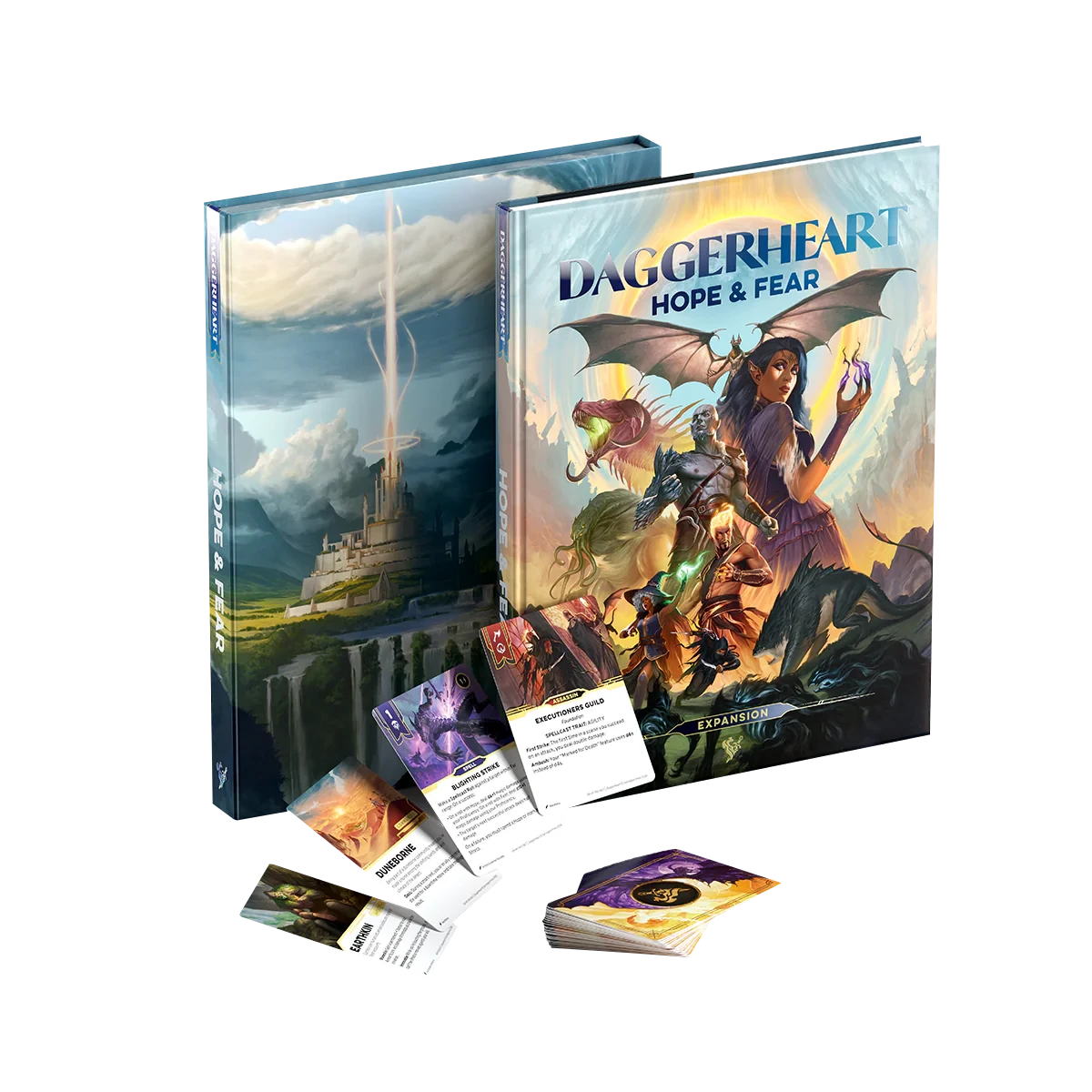 Daggerheart Hope and Fear standard edition book and cards