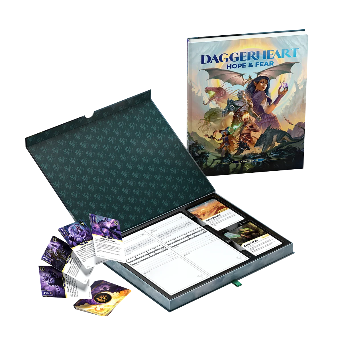 Daggerheart Hope and Fear standard edition box and cards