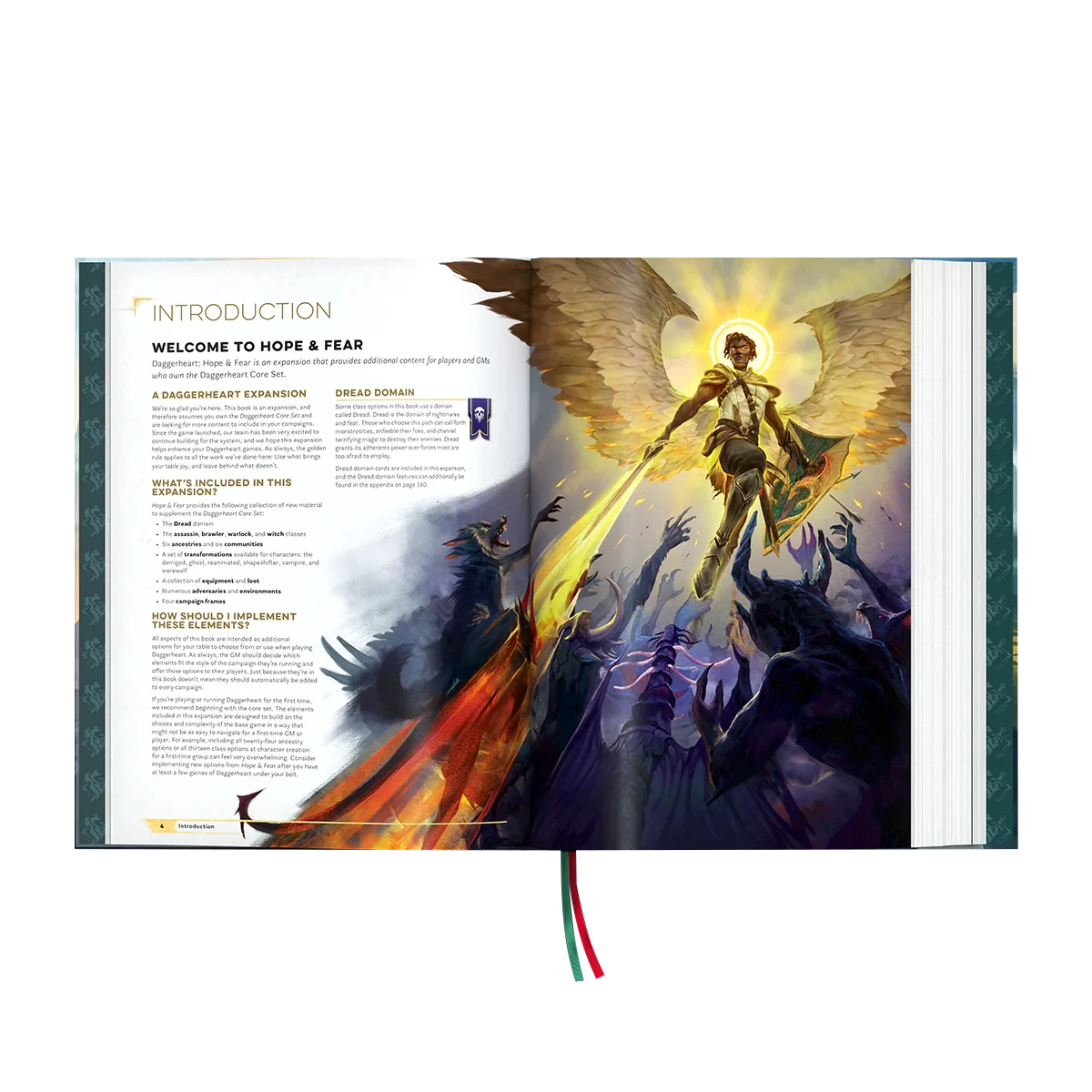 Daggerheart Hope & Fear Page Spread