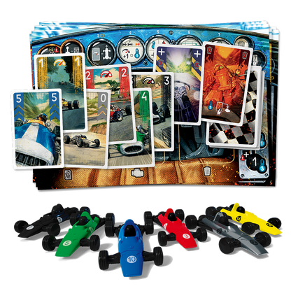 Heat Pedal to the Metal Player Cars and Play Game Boards
