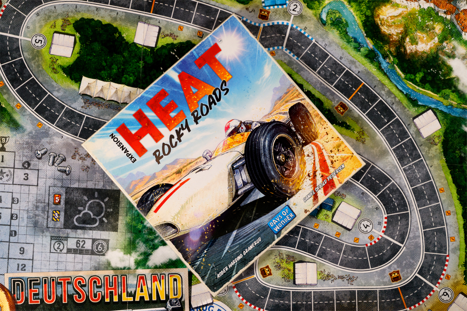 Heat Rocky Roads Expansion Game Board and Box