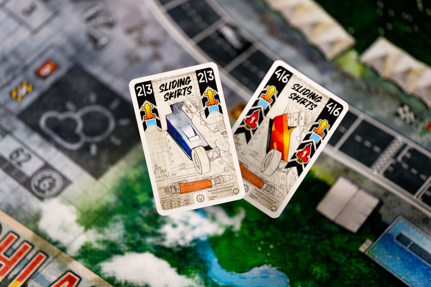 Heat Rocky Roads Expansion Game Board and Card