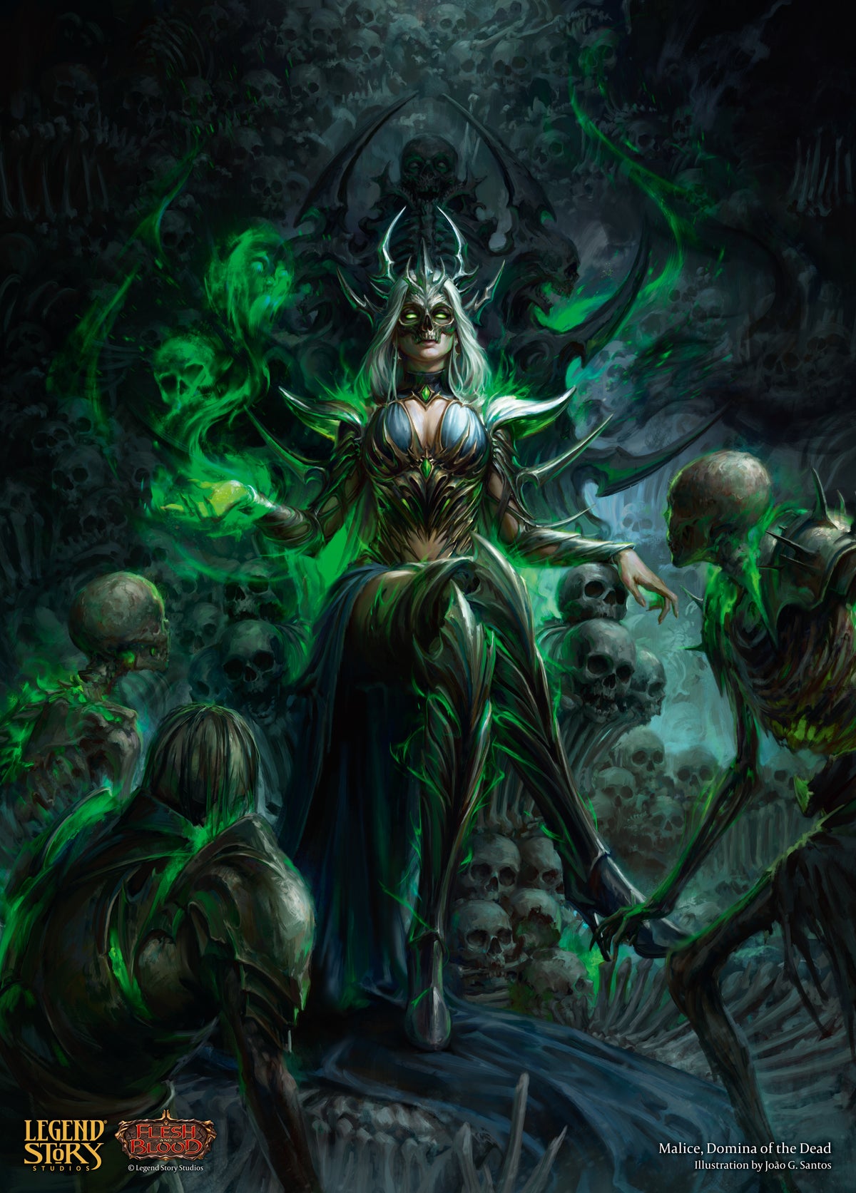 Malice Domina of the Dead artwork from Flesh and Blood