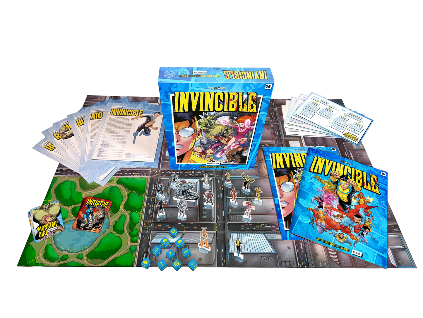Invincible – Superhero Roleplaying Teen Team Bundle - Physical + Digital - mid 2026 Delivery